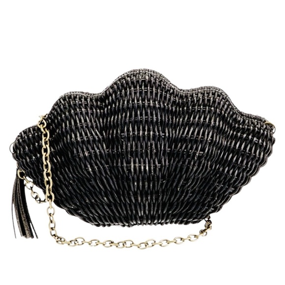 Kayu wicker vintage reformation black small shoulder bag - Picture 4 of 9